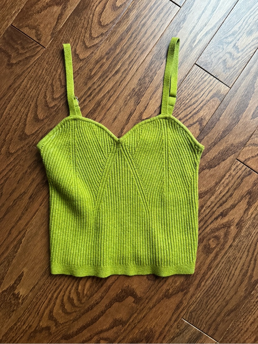 wild fable Lime Ribbed Knit Cami